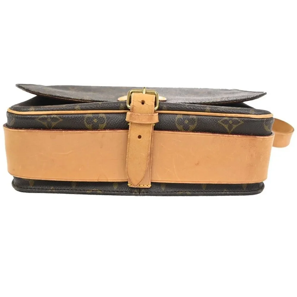 LOUIS VUITTON Cartouchiere MM Shoulder Bag Monogram Leather Brown M51253 62KC516 - Picture 6 of 16